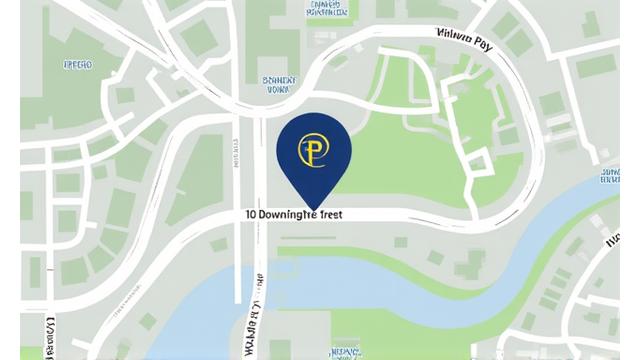 Map showing the location of PowerPay Solutions Ltd at 10 Downing Street, London
